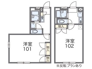 レオパレストゥジュールの物件間取画像